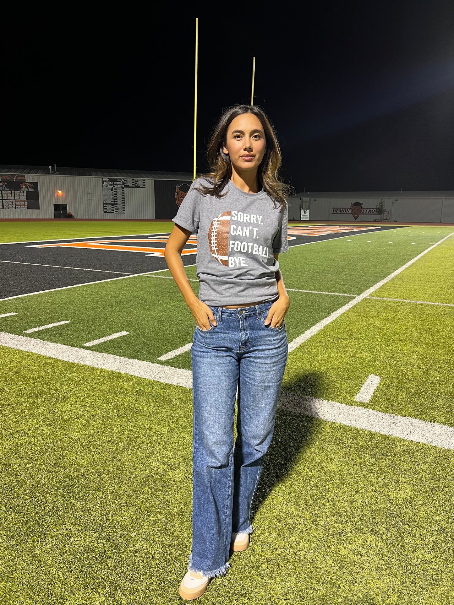 Sorry Can't Football Bye T-shirt