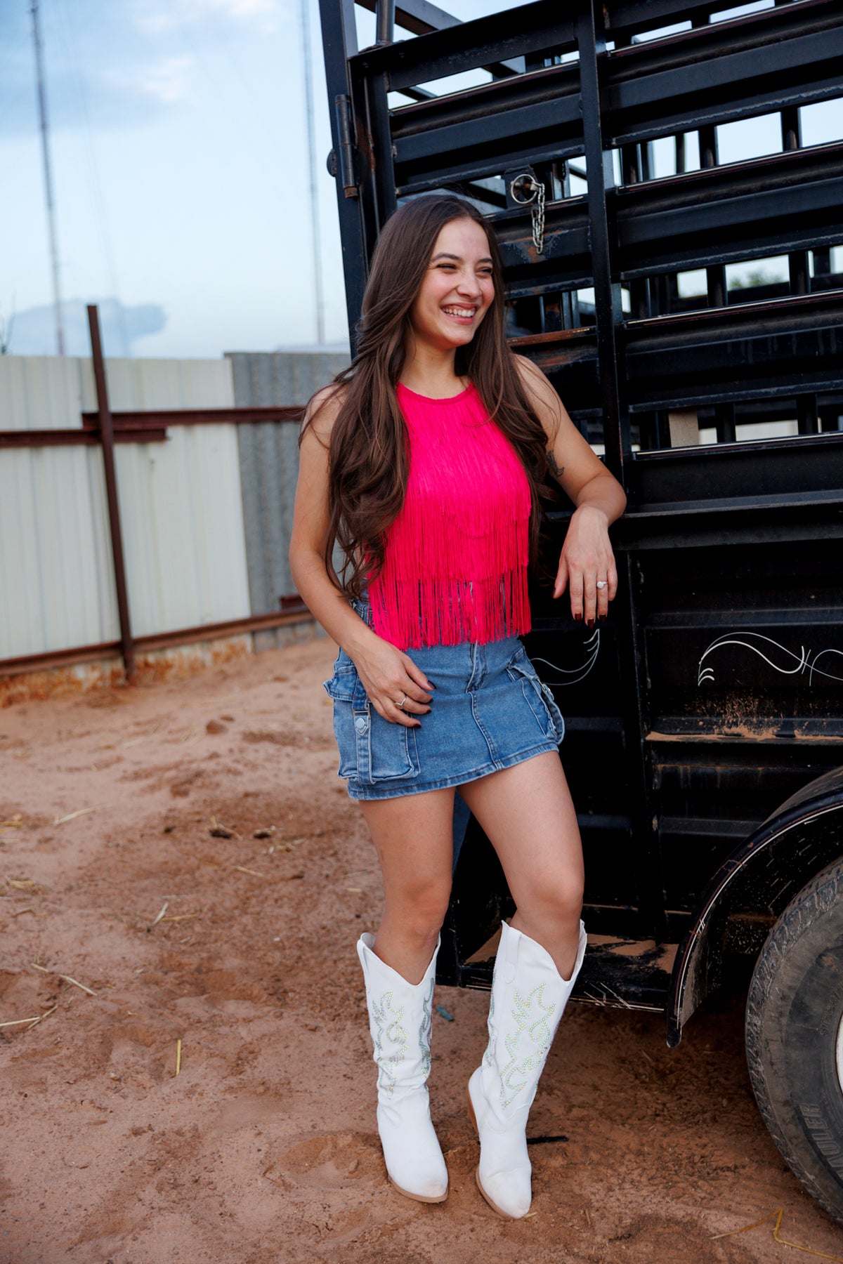 Creek-48 Rhinestone Western Boots