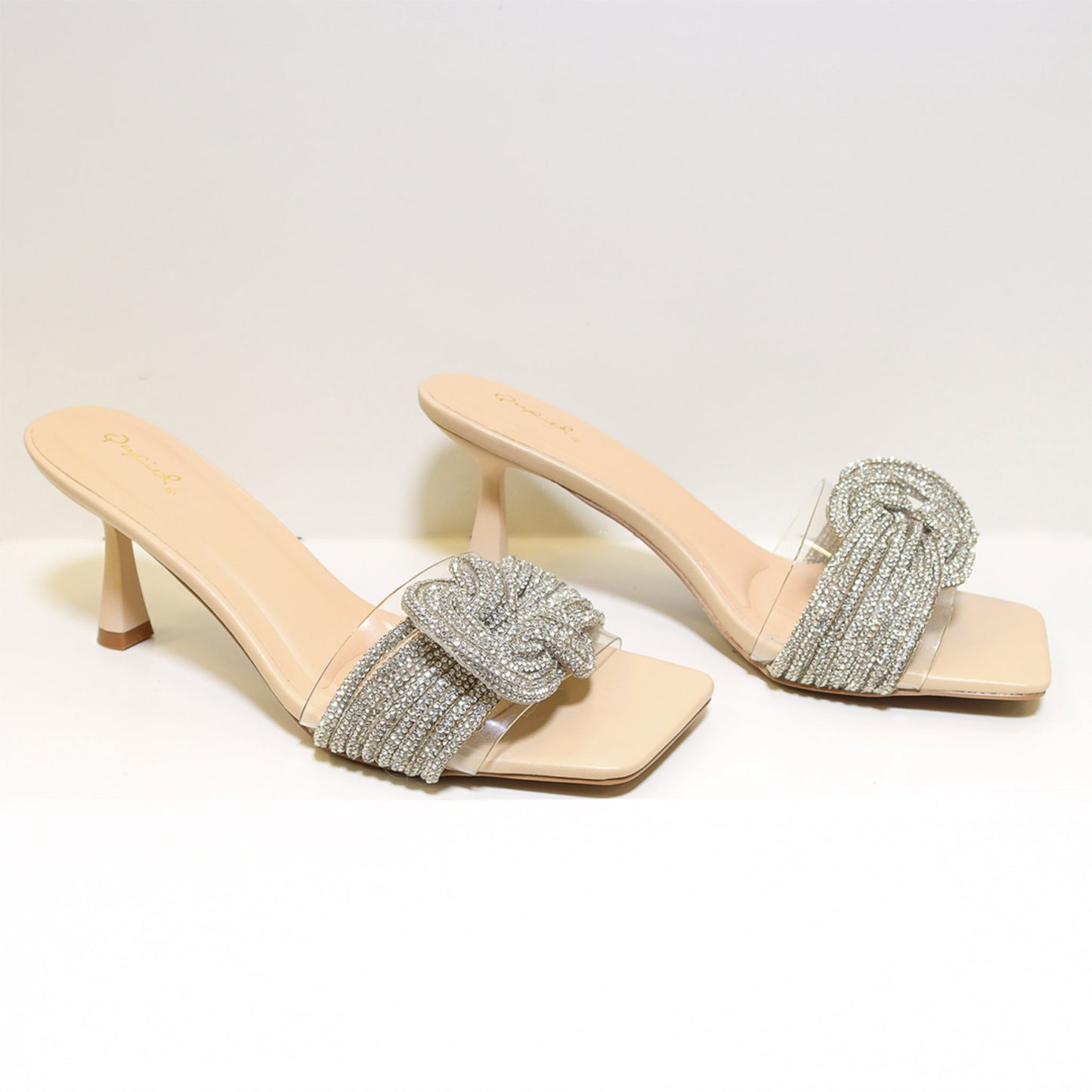 Qupid Jaylove34 Heeled Sandals - Nude