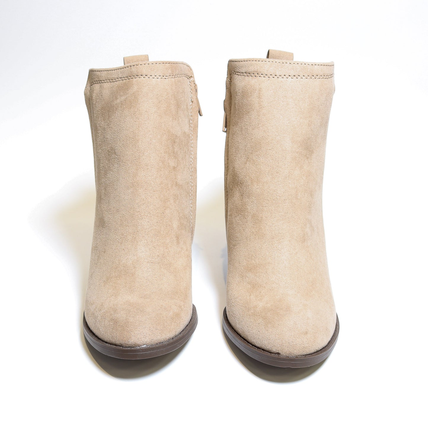 Qupid Tyson Taupe Booties