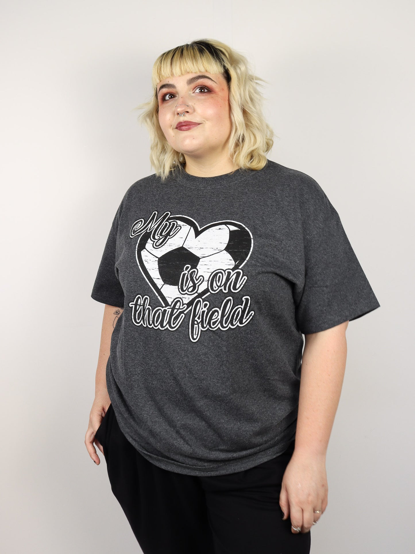 My Heart is on that Field Soccer T-Shirt