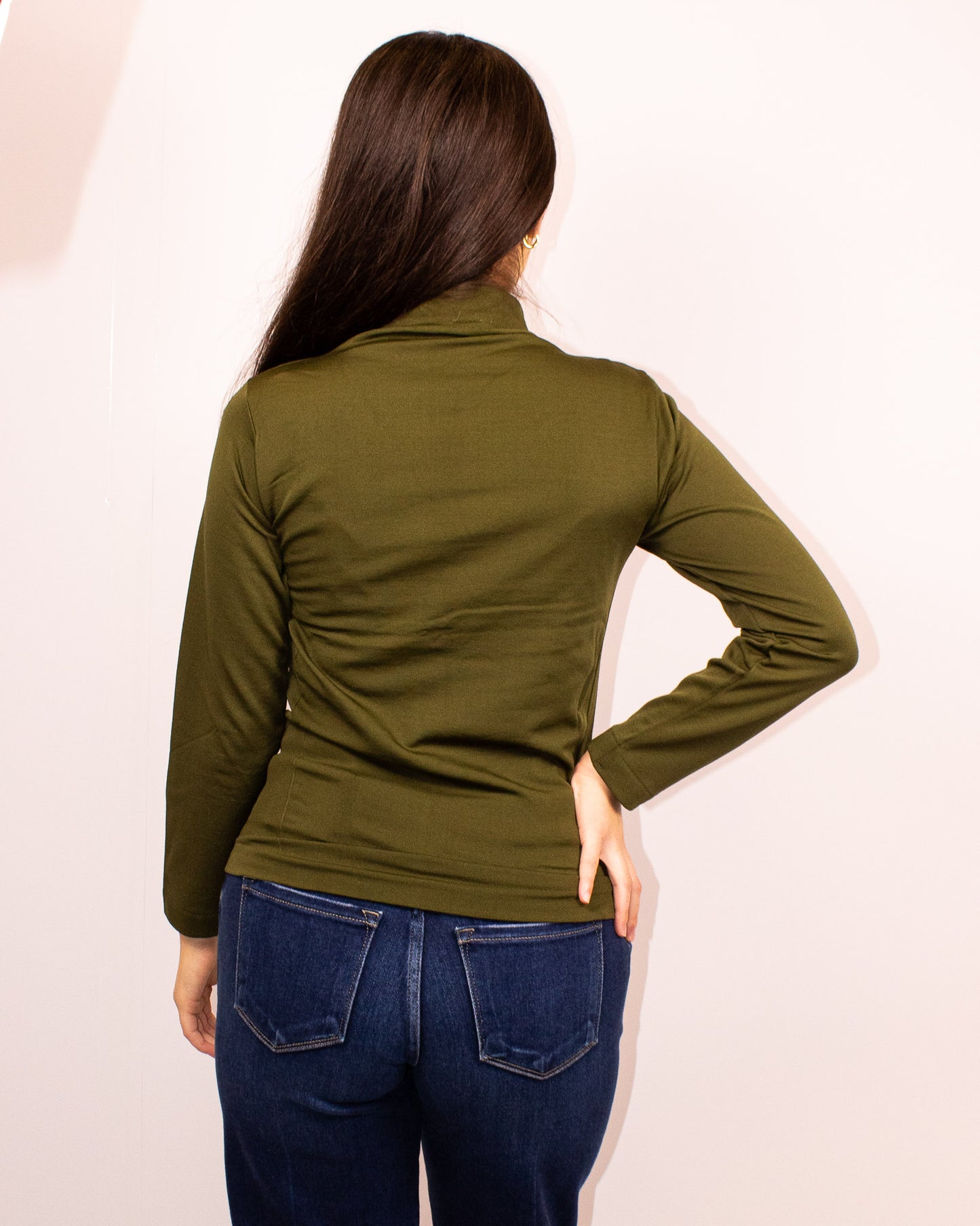 Fleece Mock Neck