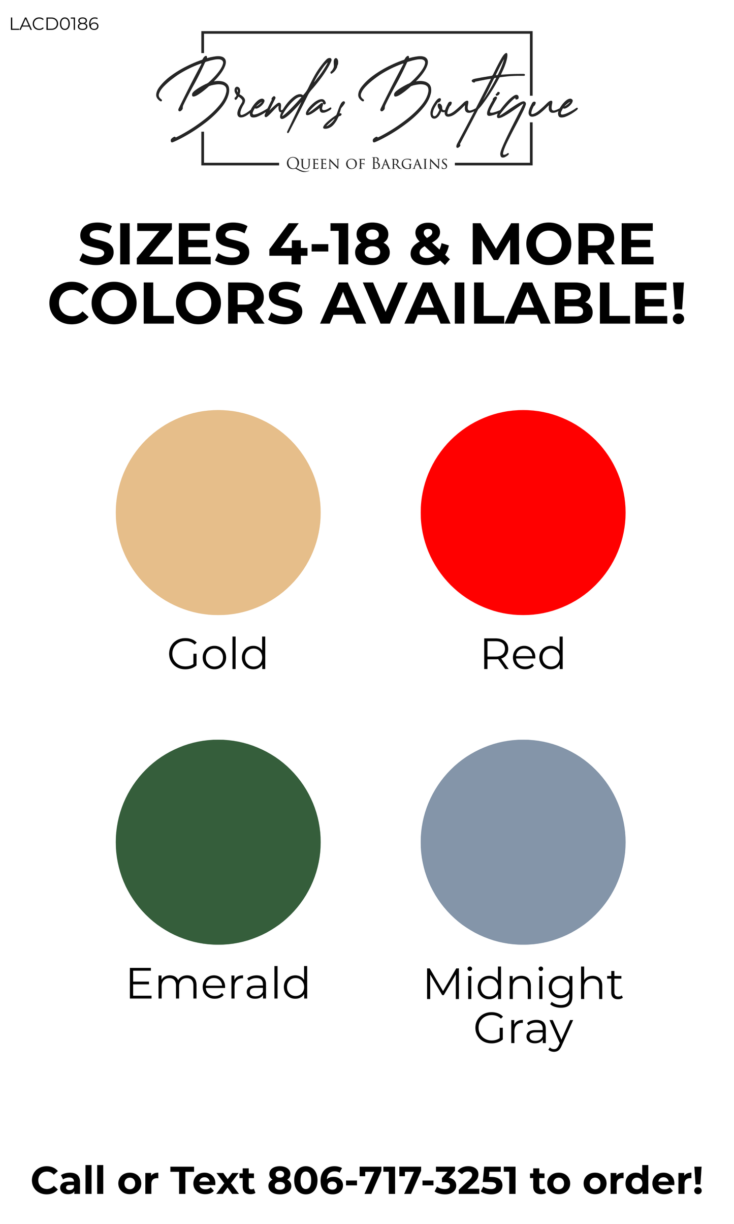 LA CD260+ Off Shoulder Sequin Gown