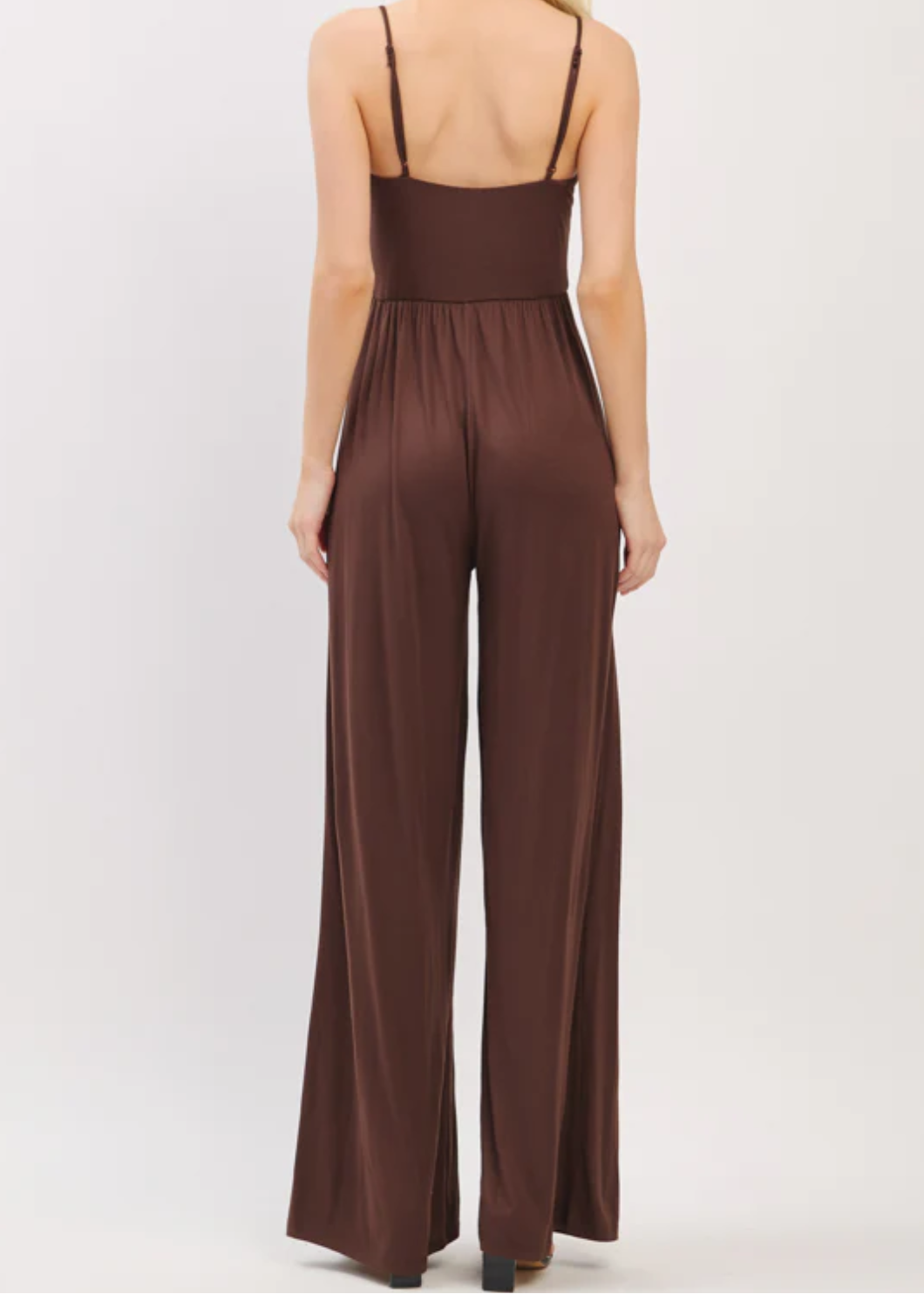 Twist Front Palazzo Jumpsuit