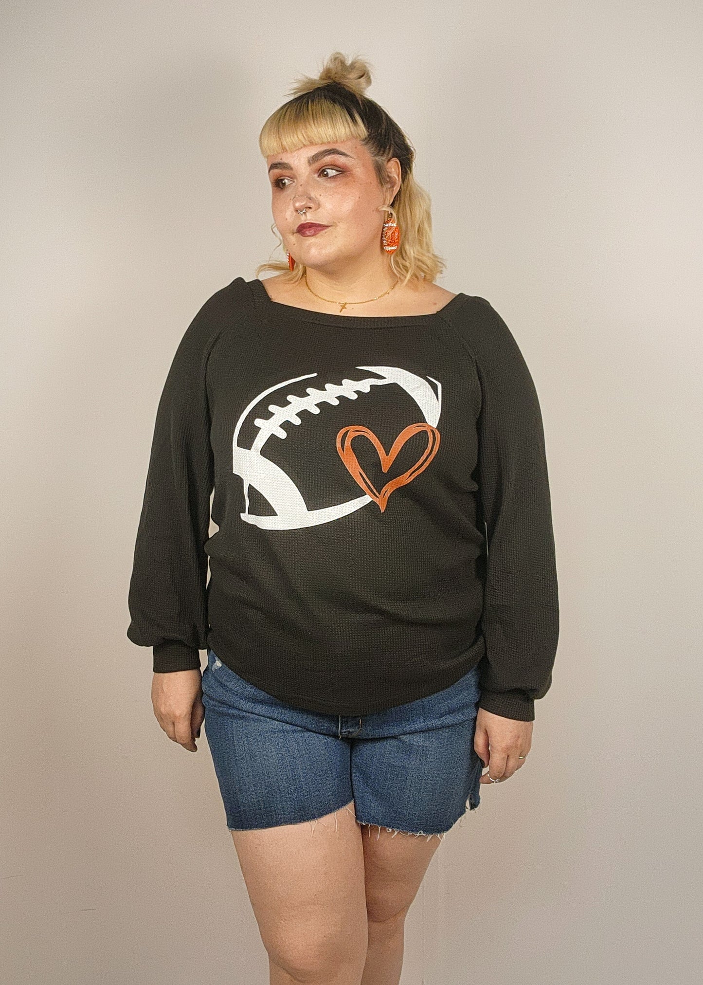 Love Football Long Sleeve Top