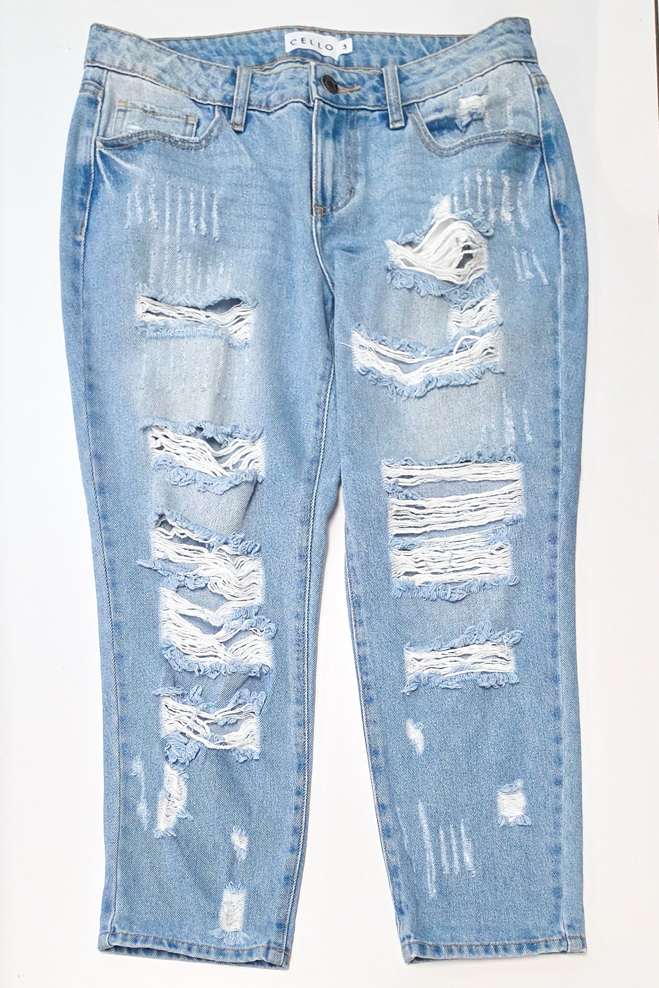 CELLO High Rise Straight Jeans