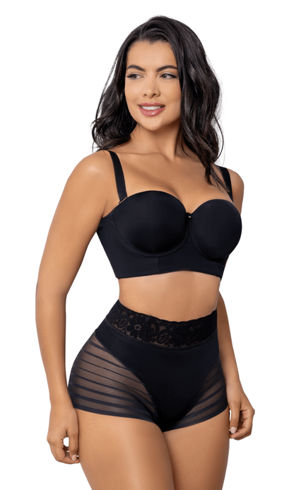 Jackie London 4013 Sheer Lace Shaper Control Breif