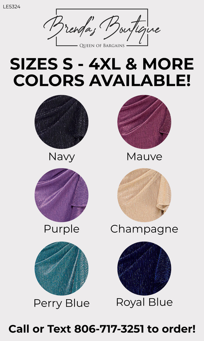 LE 5324+ Long Sleeve Wrap Gown