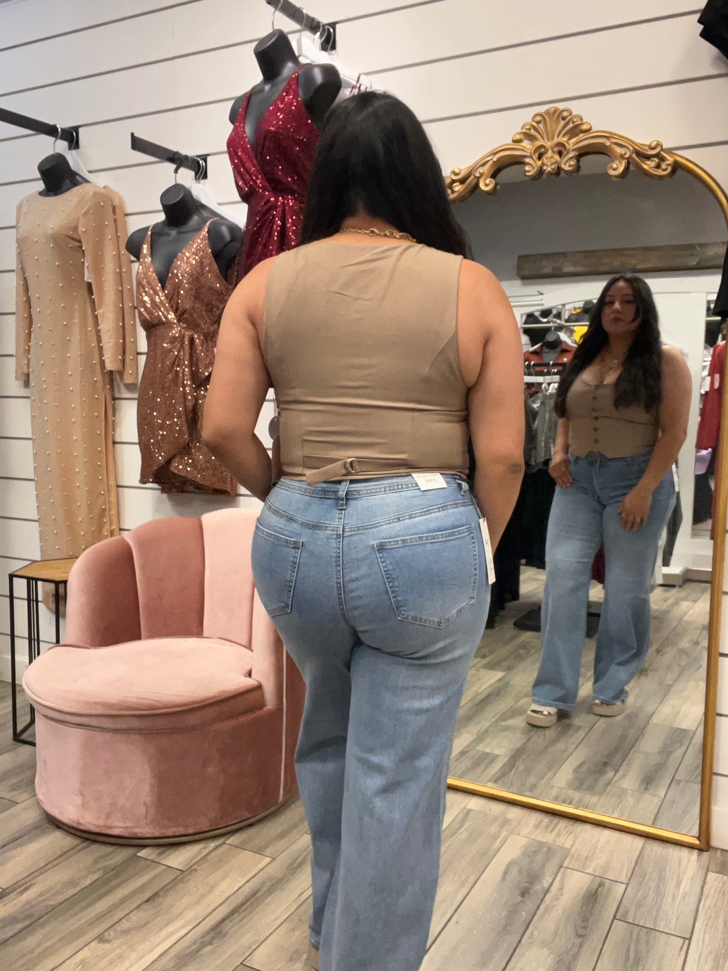 Iris Button Up Vest Top