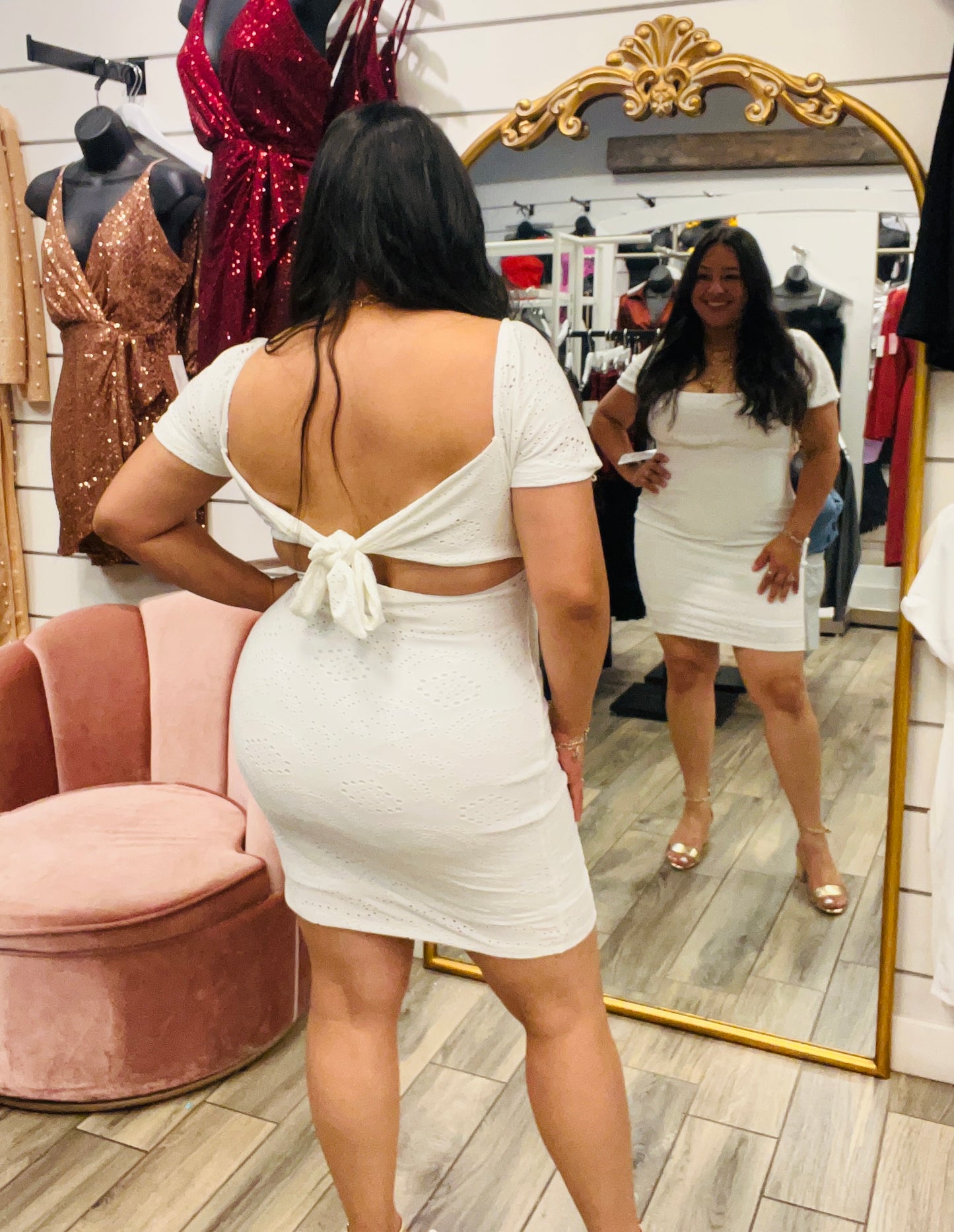 Summer Bow Back Dress