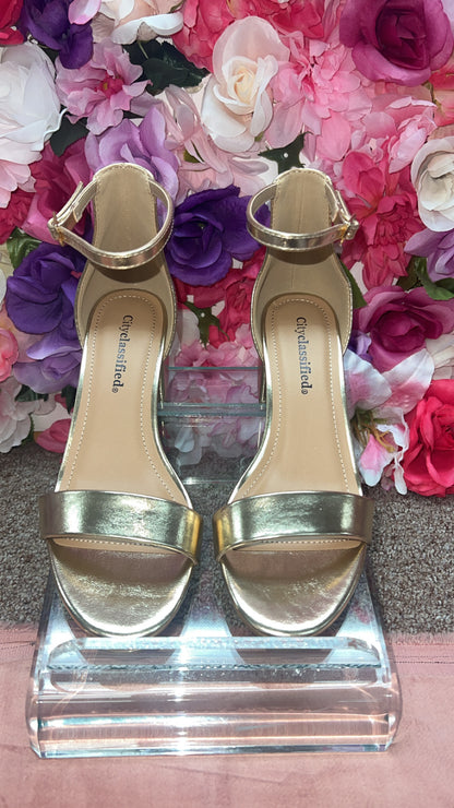 Gold Basic Heels