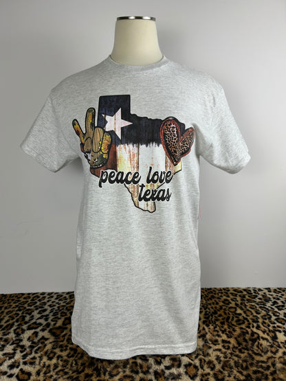 Peace, Love, Texas T-shirt