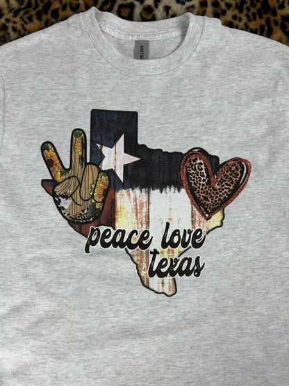 Peace, Love, Texas T-shirt