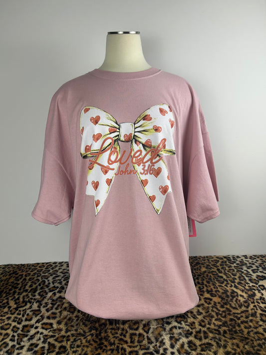 John 3:16 Pink T-Shirt