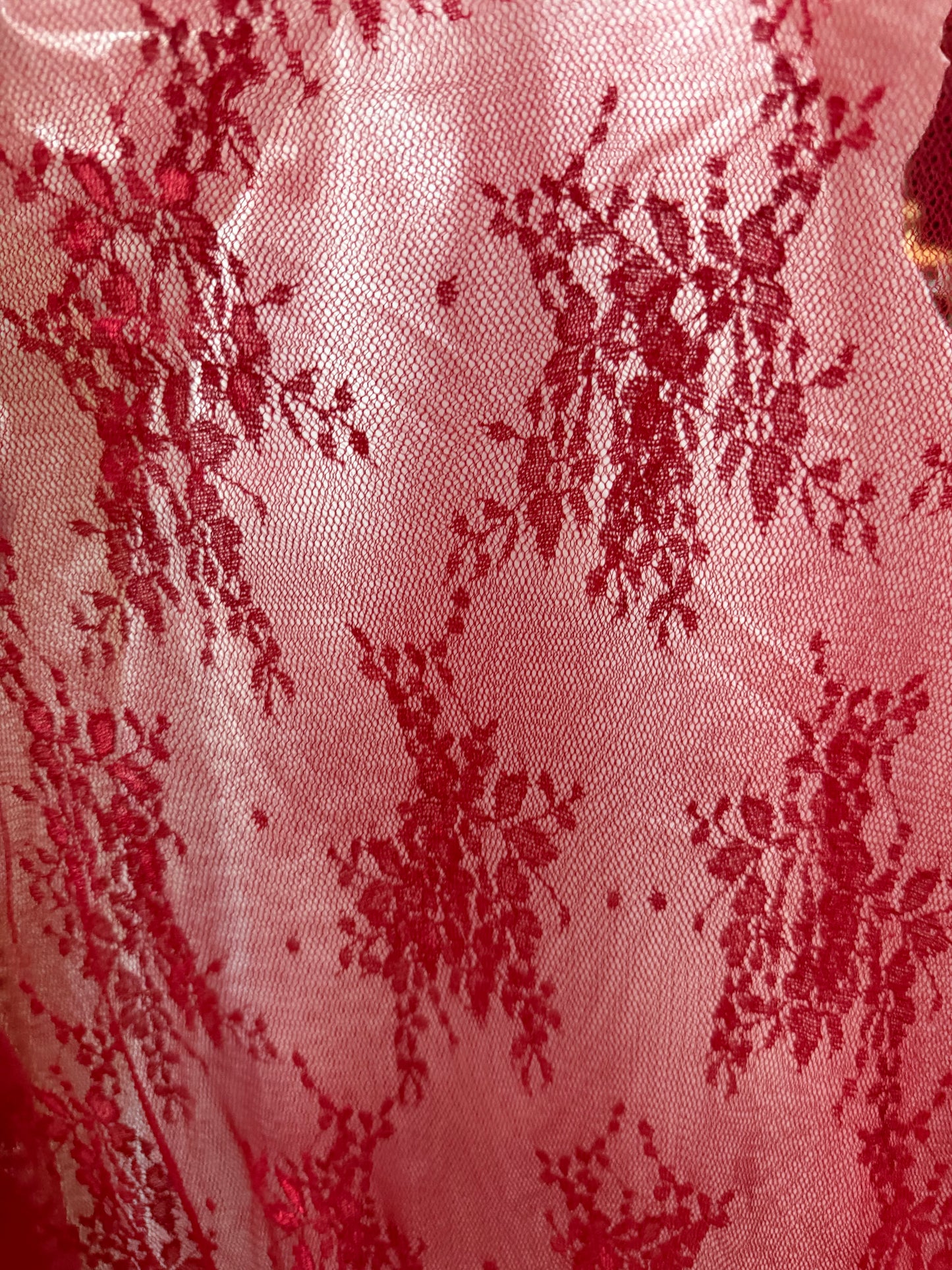 Plus Sheer Lace Top