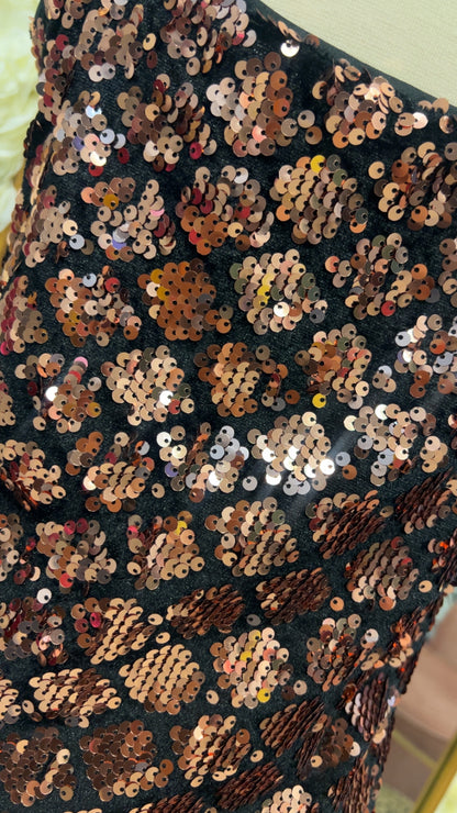 Brianna Sequin Mini Dress