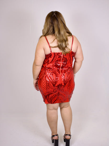 PLUS Sequin Inspo Dress