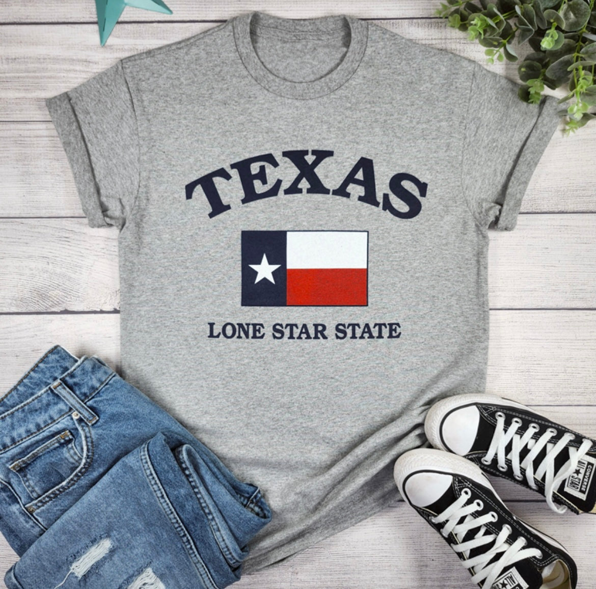 Unisex Texas Lone Star T-shirt