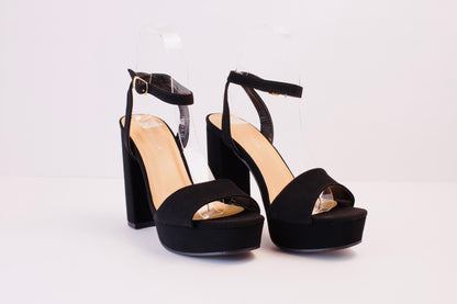 BLACK/NUB JOURNEE PUMPS