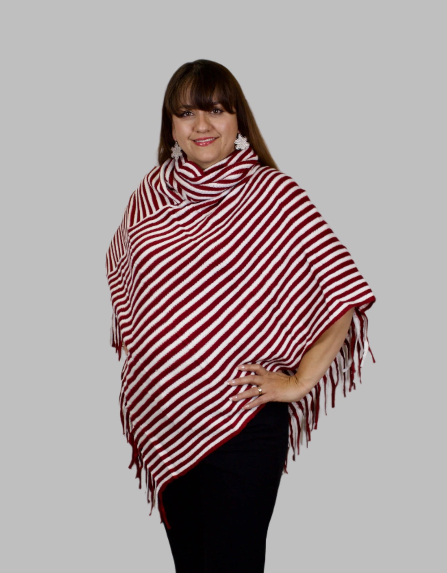 Striped Ponchos