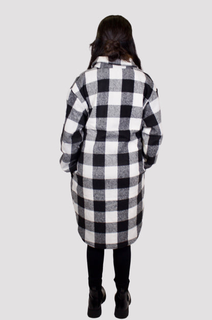 Marisol Plaid Long Shacket