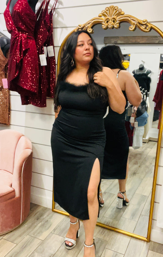 Brittney Feather Dress