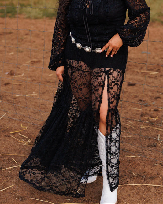 Lace Maxi Skirt