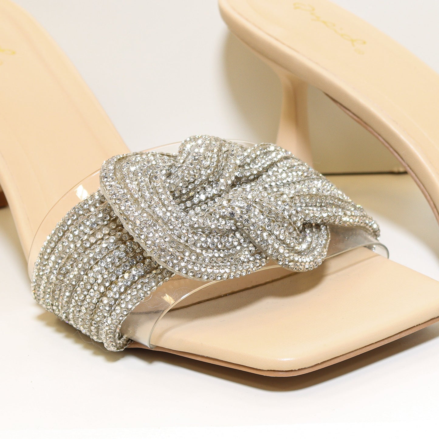 Qupid Jaylove34 Heeled Sandals - Nude