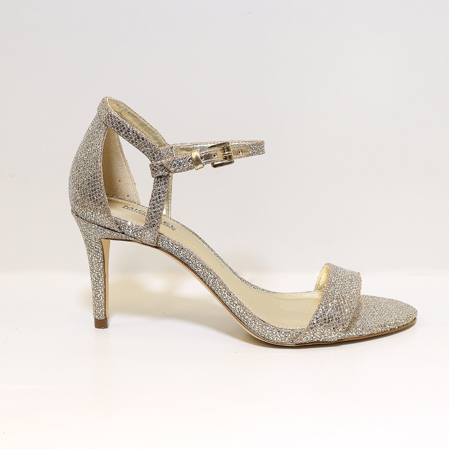 Michael Kors Simone Heels - Silver Sand
