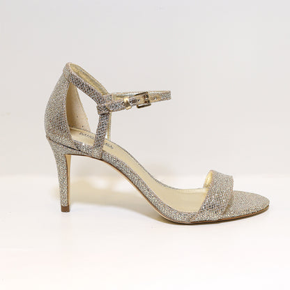 Michael Kors Simone Heels - Silver Sand