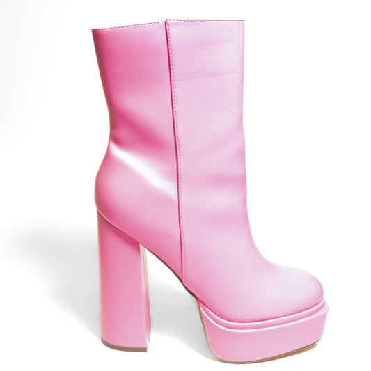 Sariya Platform Pink Boots