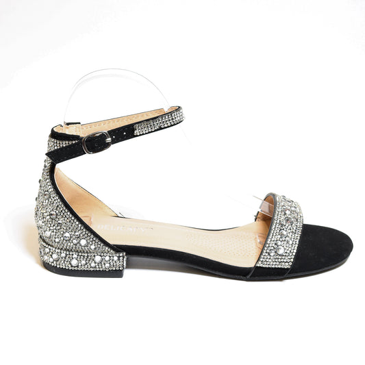 Black Short Heel Encircle-30