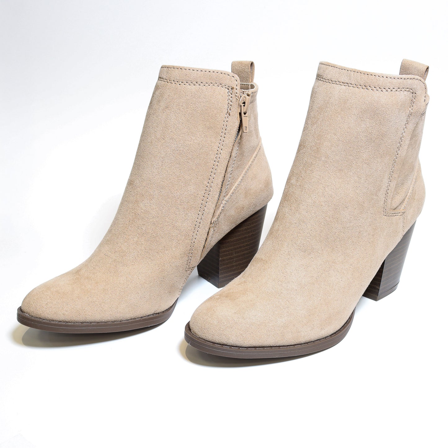 Qupid Tyson Taupe Booties