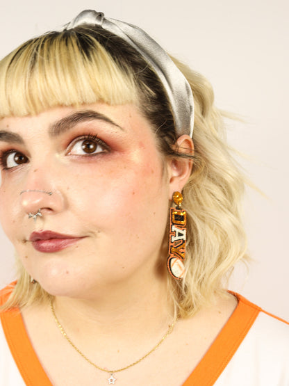 Game Day Glittered Earrings