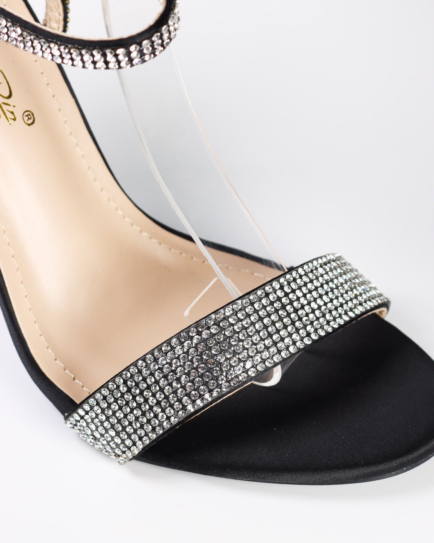 Viciaa-6 Strappy Rhinestone Stilettos
