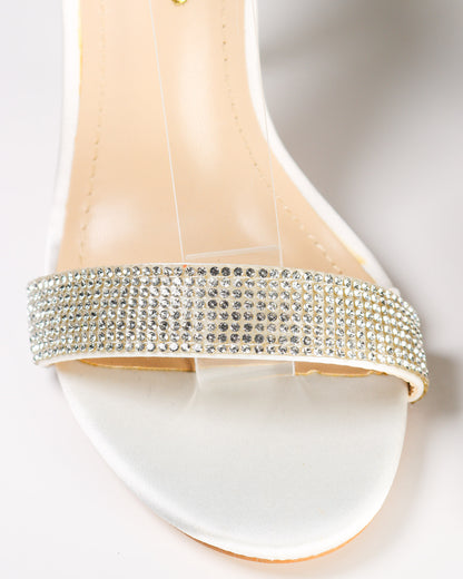 Viciaa-6 Strappy Rhinestone Stilettos
