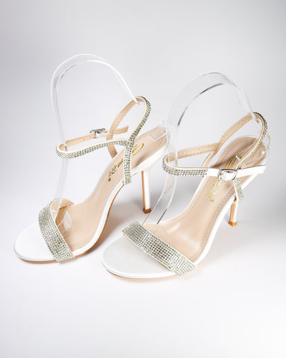 Viciaa-6 Strappy Rhinestone Stilettos