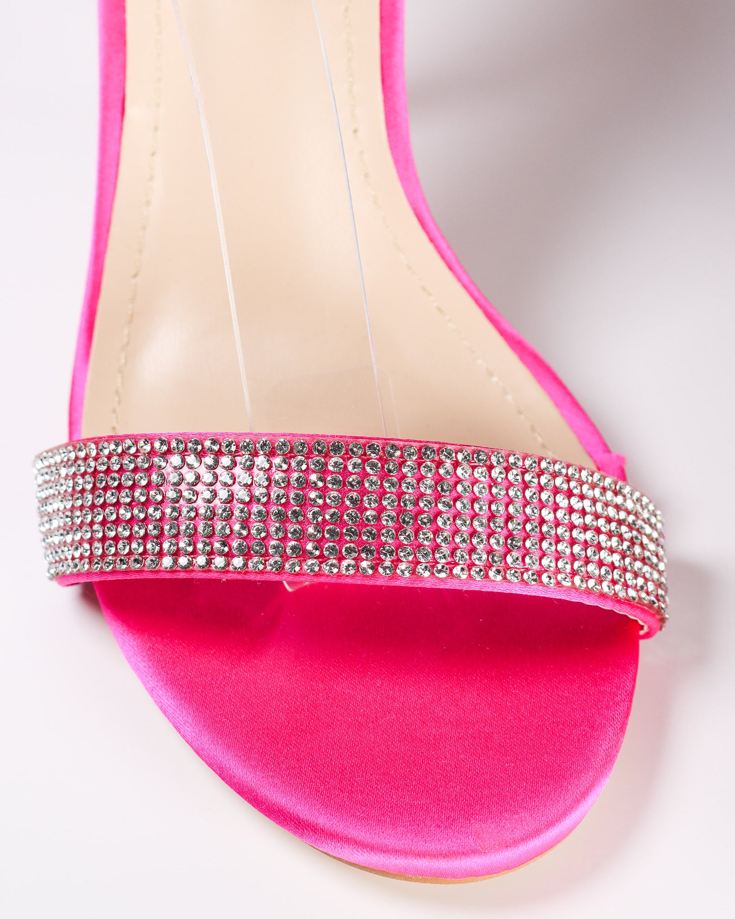 Viciaa-6 Strappy Rhinestone Stilettos
