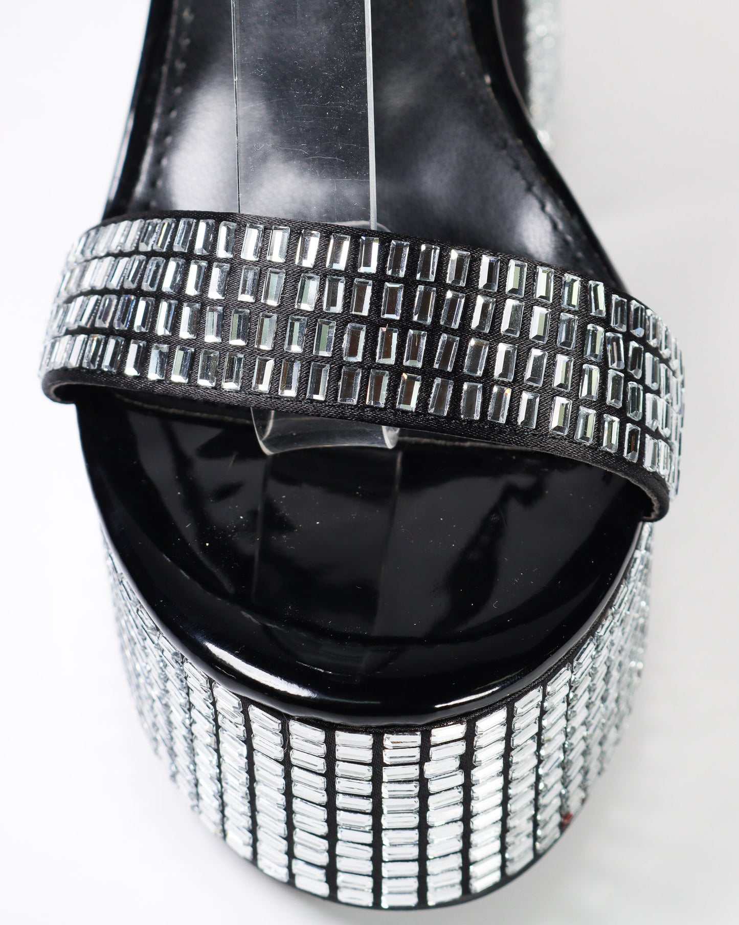 Jonay-91 Rhinestone Studded Platform Heels
