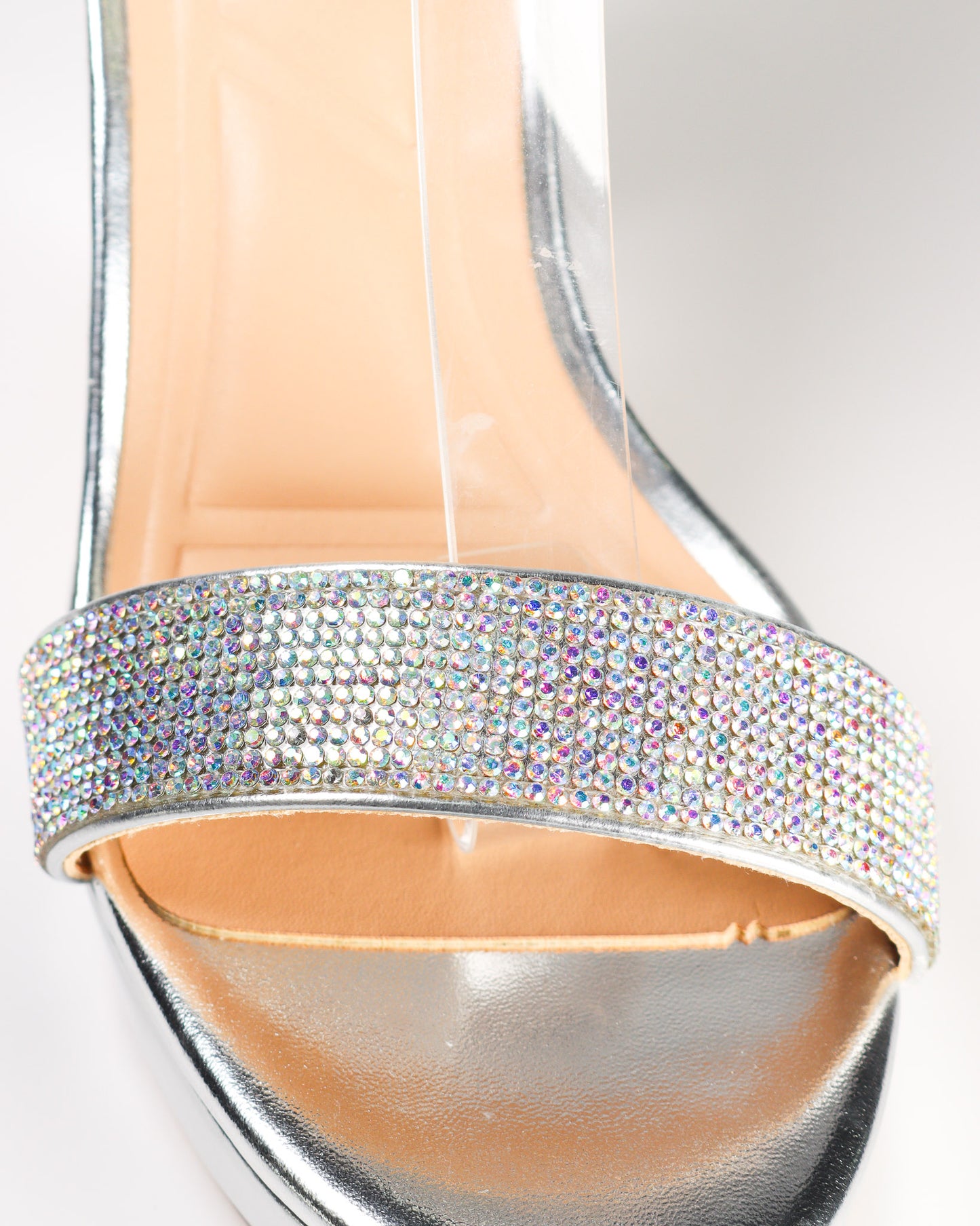 Elegant 75 Rhinestone Embellished Heels