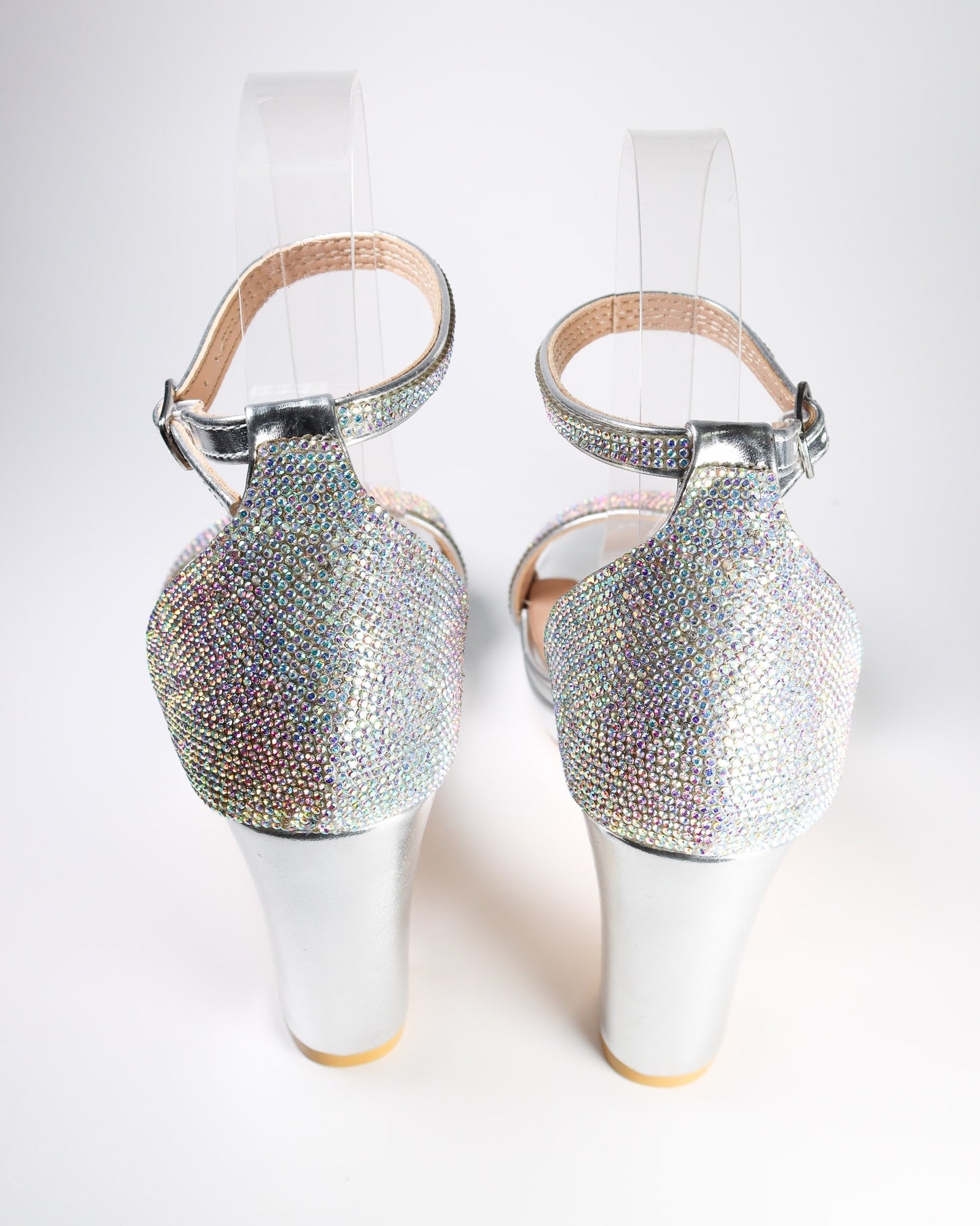 Elegant 75 Rhinestone Embellished Heels