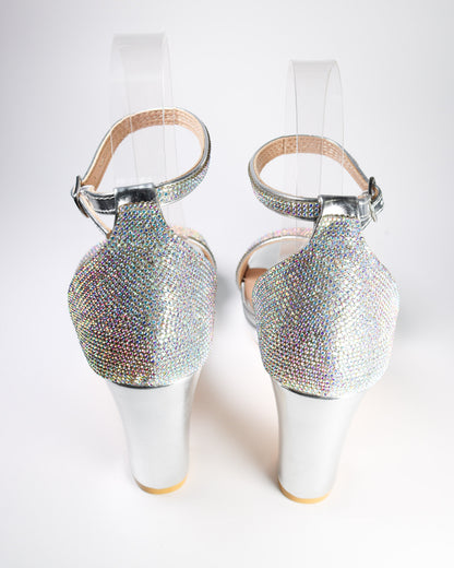 Elegant 75 Rhinestone Embellished Heels