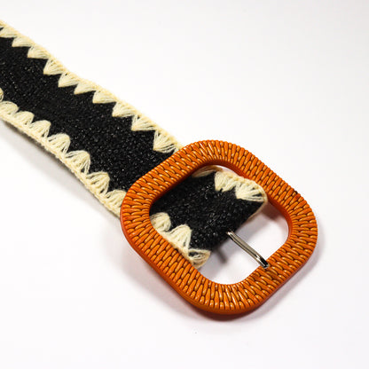 Stretch Woven Straw Belt