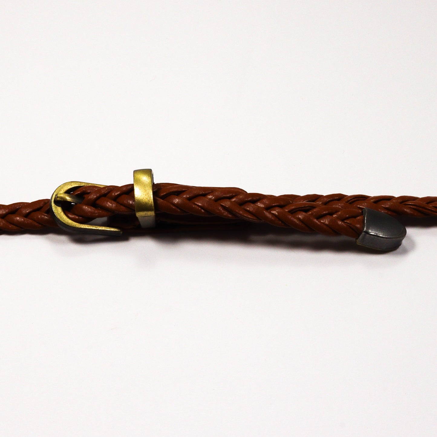 Braided PU Leather Belt
