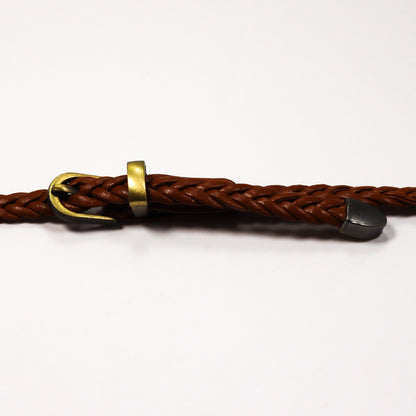 Braided PU Leather Belt