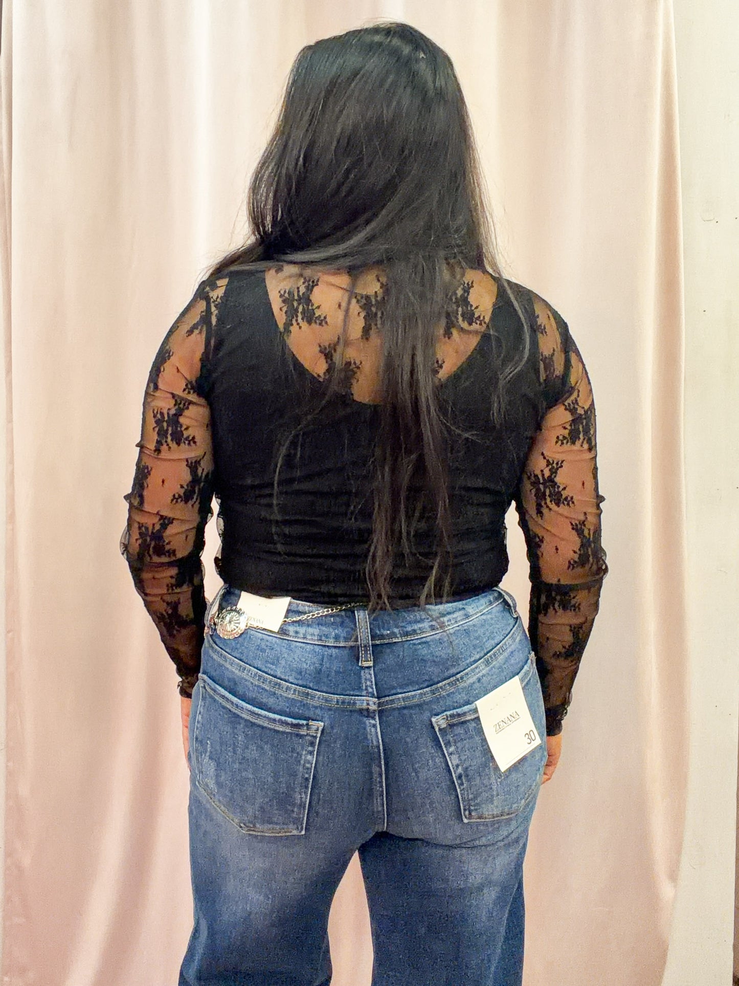 Wide Leg High Rise Jeans