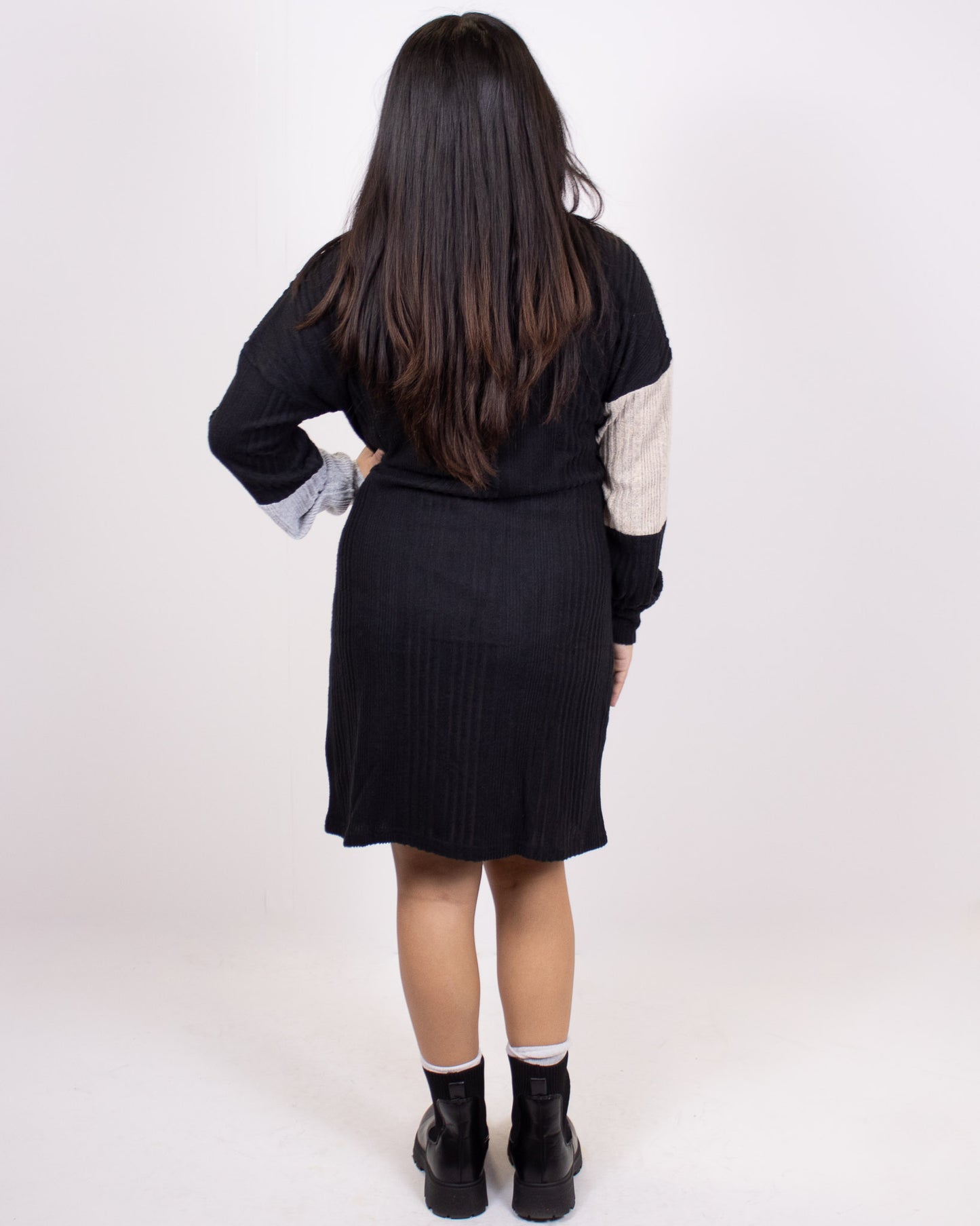 Color Block Sweater Dress