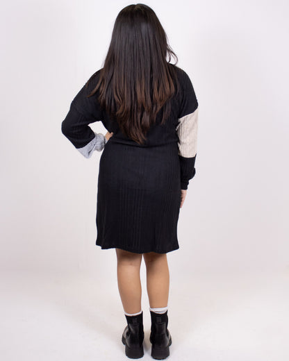 Color Block Sweater Dress