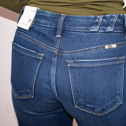 Kancan Dark Wash Wide Jeans