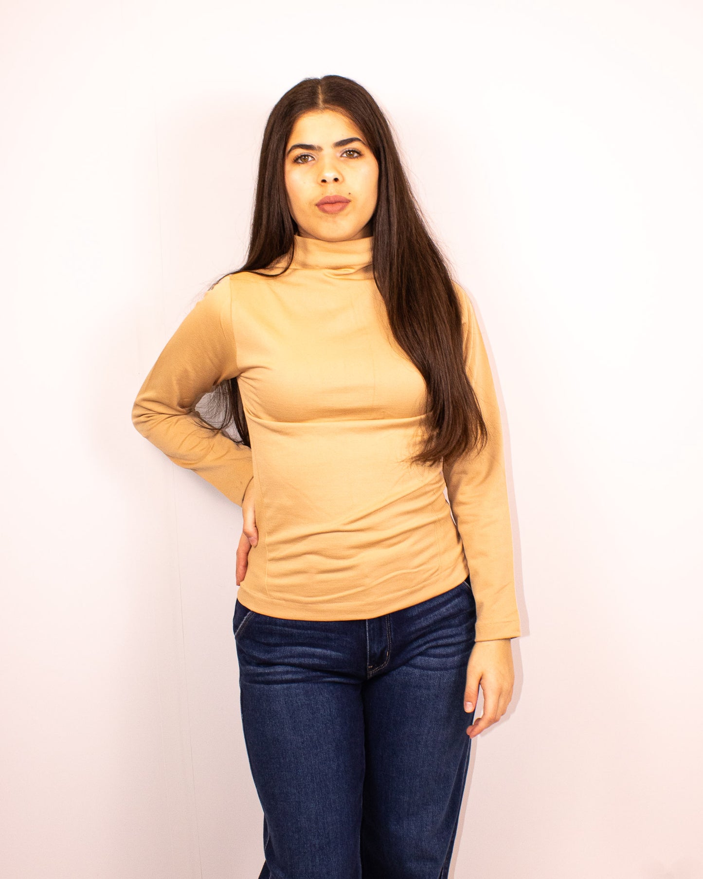 Fleece Mock Neck
